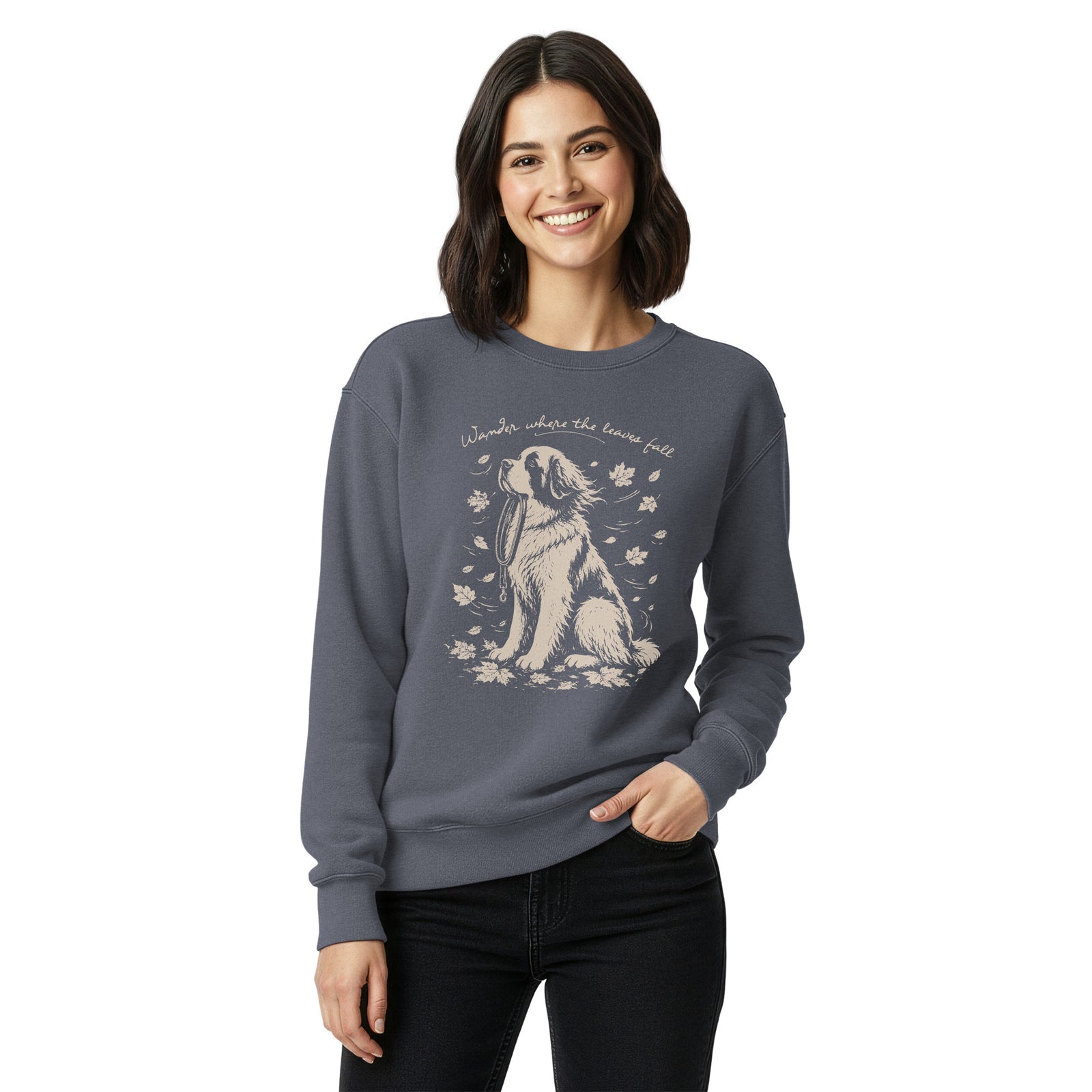 Wander Where the Leaves Fall Comfort Colors® Sweatshirt