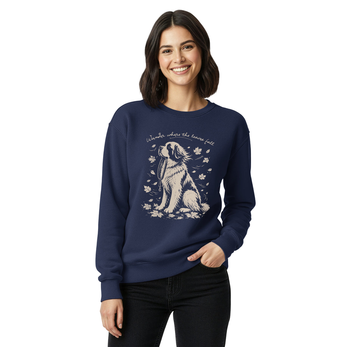Wander Where the Leaves Fall Comfort Colors® Sweatshirt