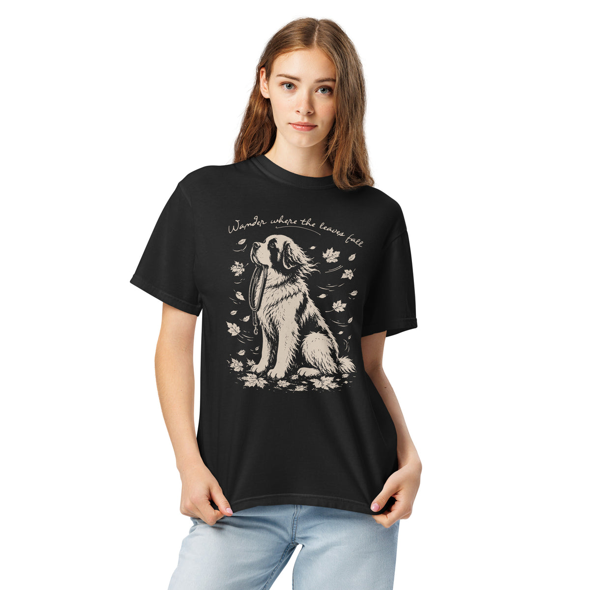 Wander Where the Leaves Fall Heavyweight T-shirt