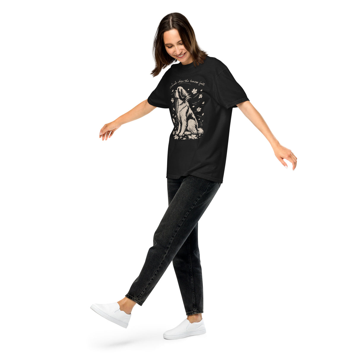Wander Where the Leaves Fall Heavyweight T-shirt