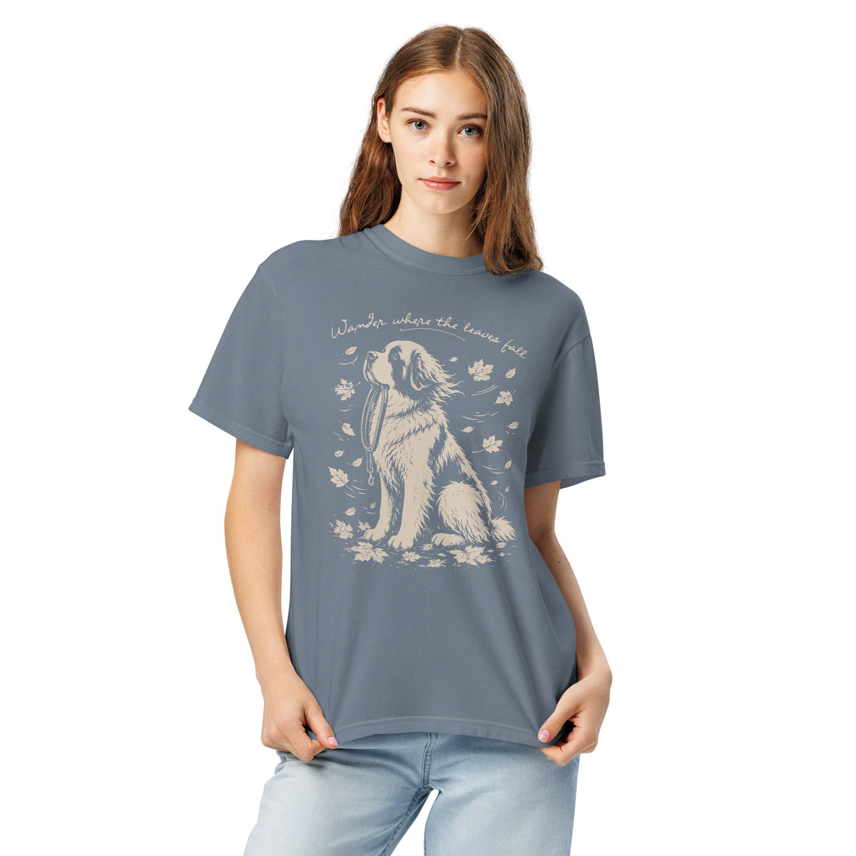 Wander Where the Leaves Fall Heavyweight T-shirt