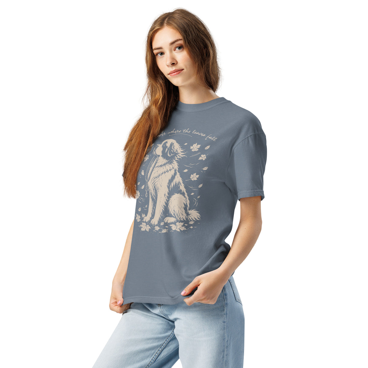 Wander Where the Leaves Fall Heavyweight T-shirt