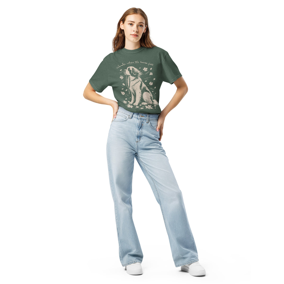 Wander Where the Leaves Fall Heavyweight T-shirt