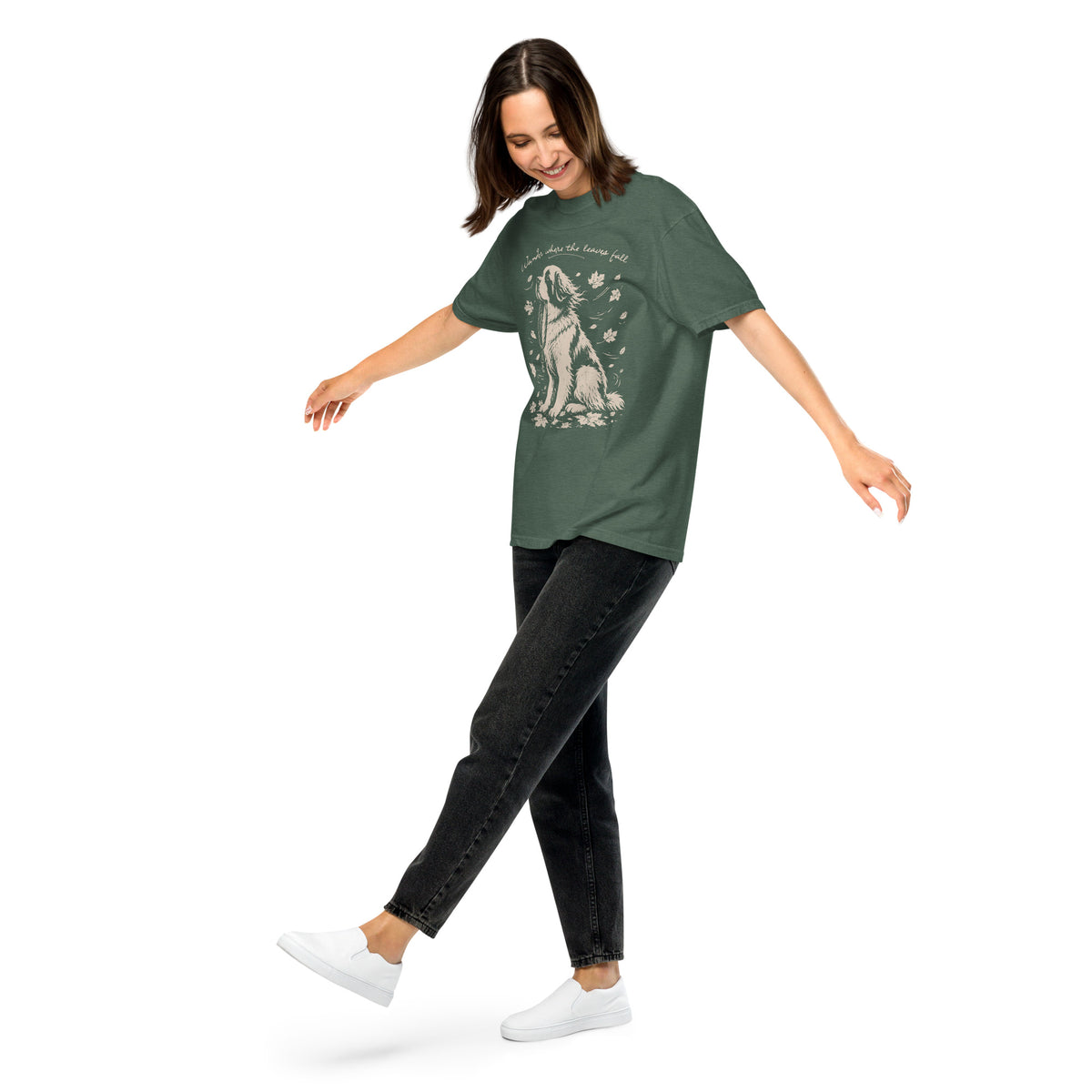 Wander Where the Leaves Fall Heavyweight T-shirt