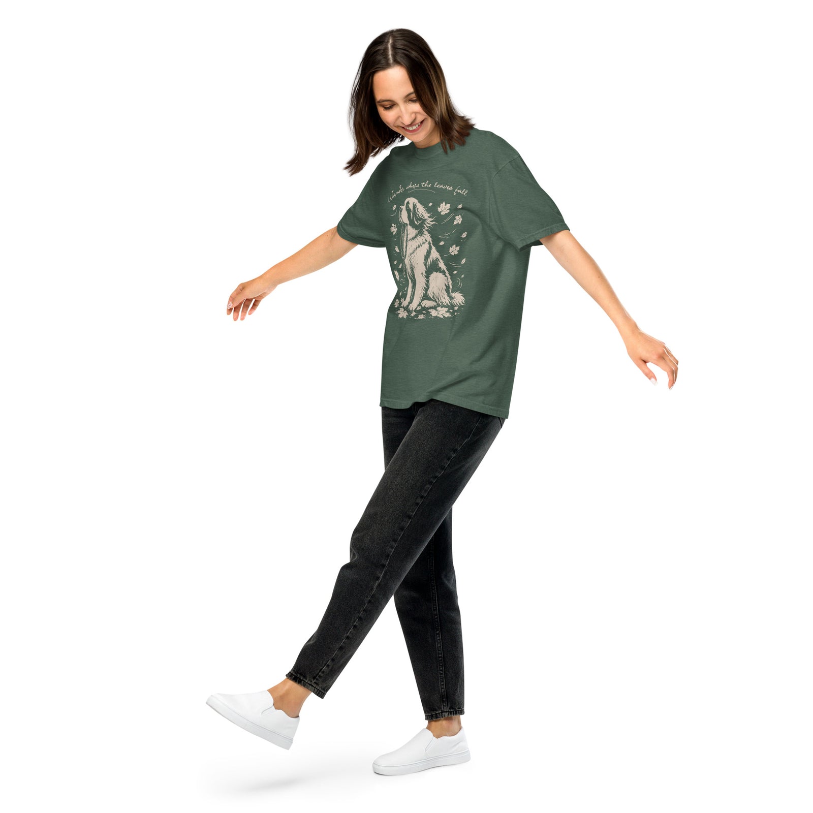 Wander Where the Leaves Fall Heavyweight T-shirt