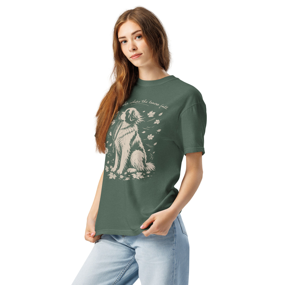 Wander Where the Leaves Fall Heavyweight T-shirt