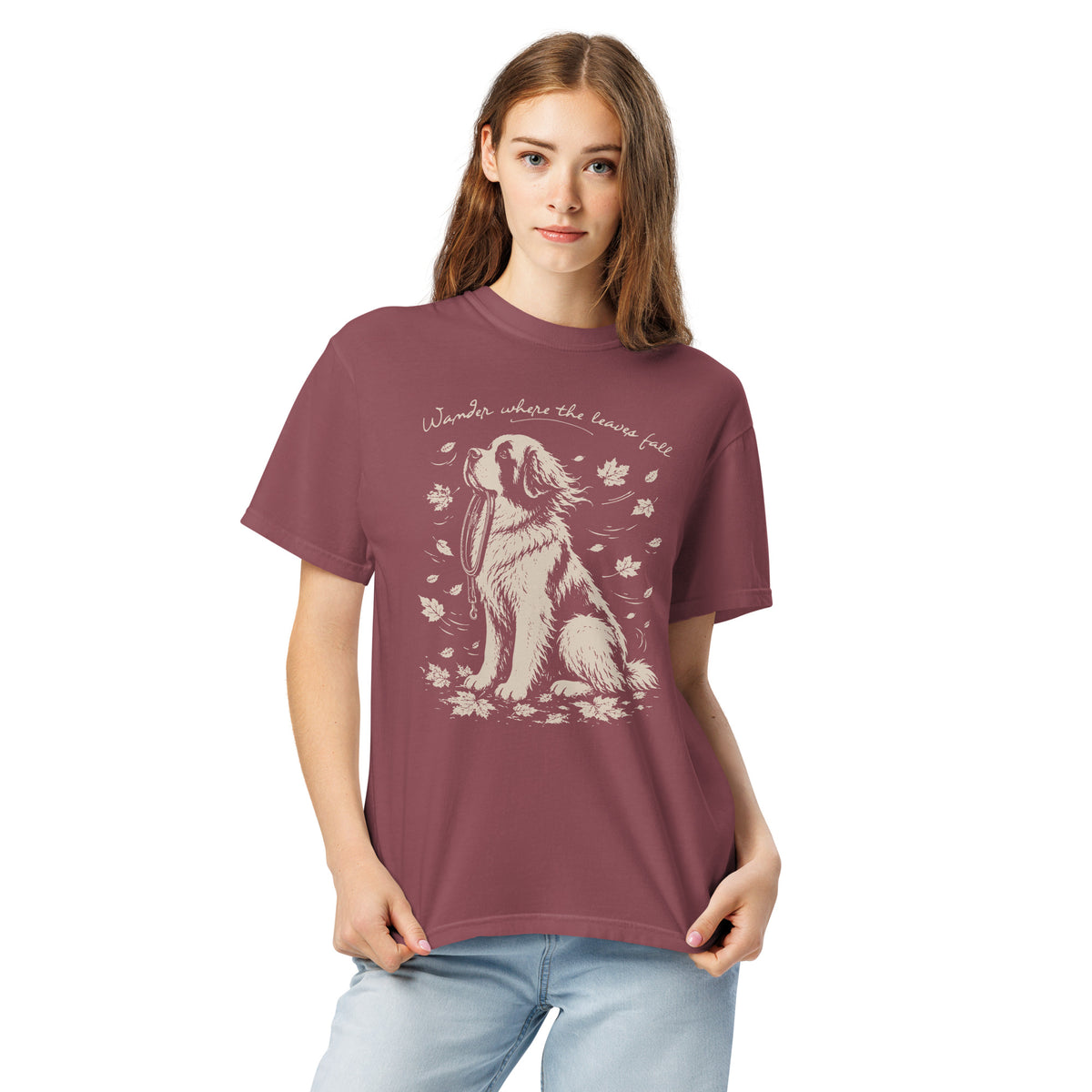 Wander Where the Leaves Fall Heavyweight T-shirt
