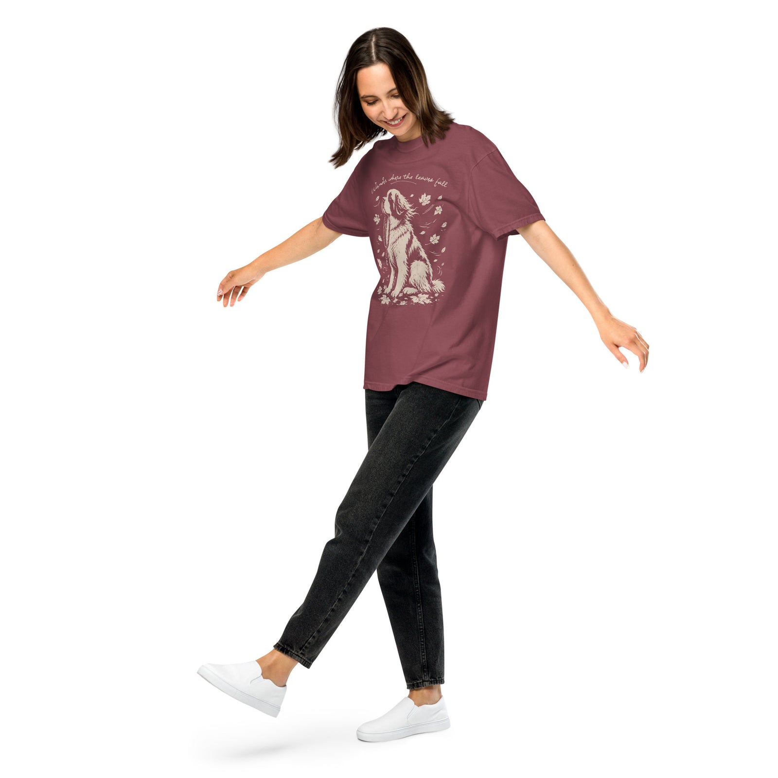 Wander Where the Leaves Fall Heavyweight T-shirt