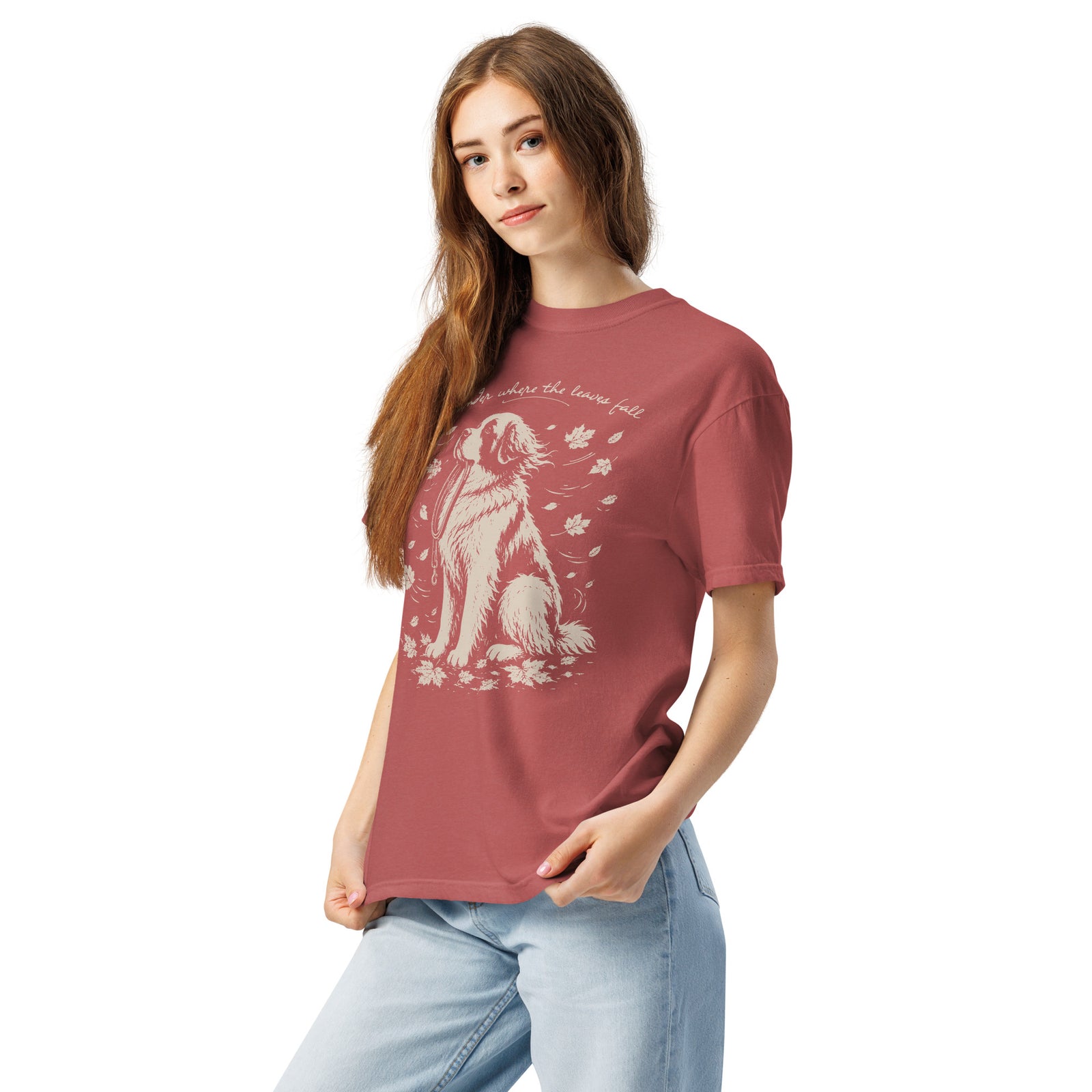 Wander Where the Leaves Fall Heavyweight T-shirt