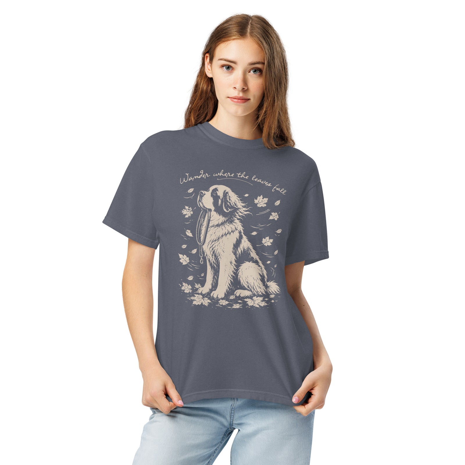 Wander Where the Leaves Fall Heavyweight T-shirt