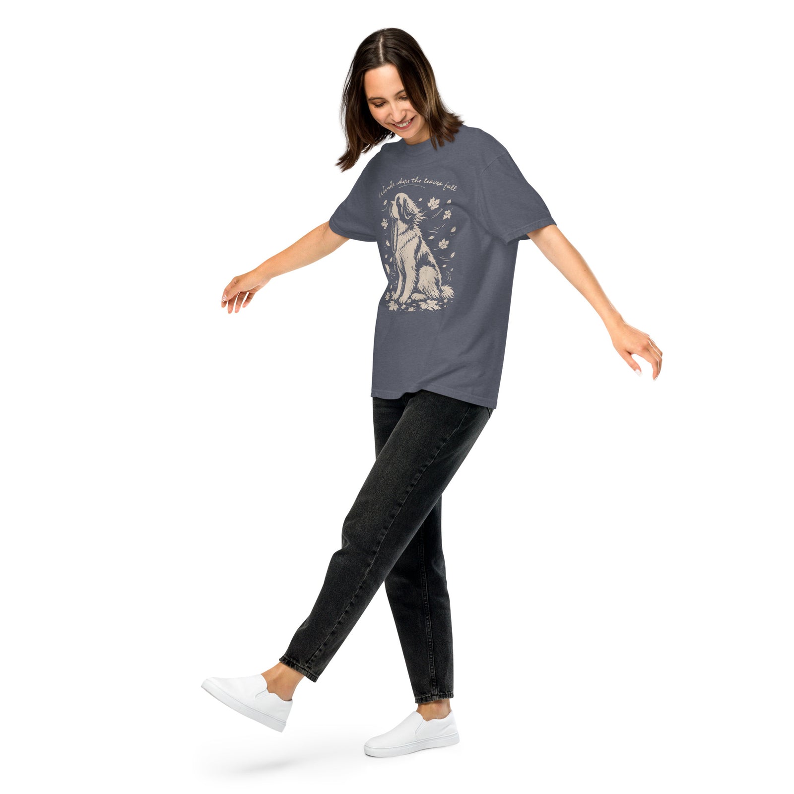 Wander Where the Leaves Fall Heavyweight T-shirt