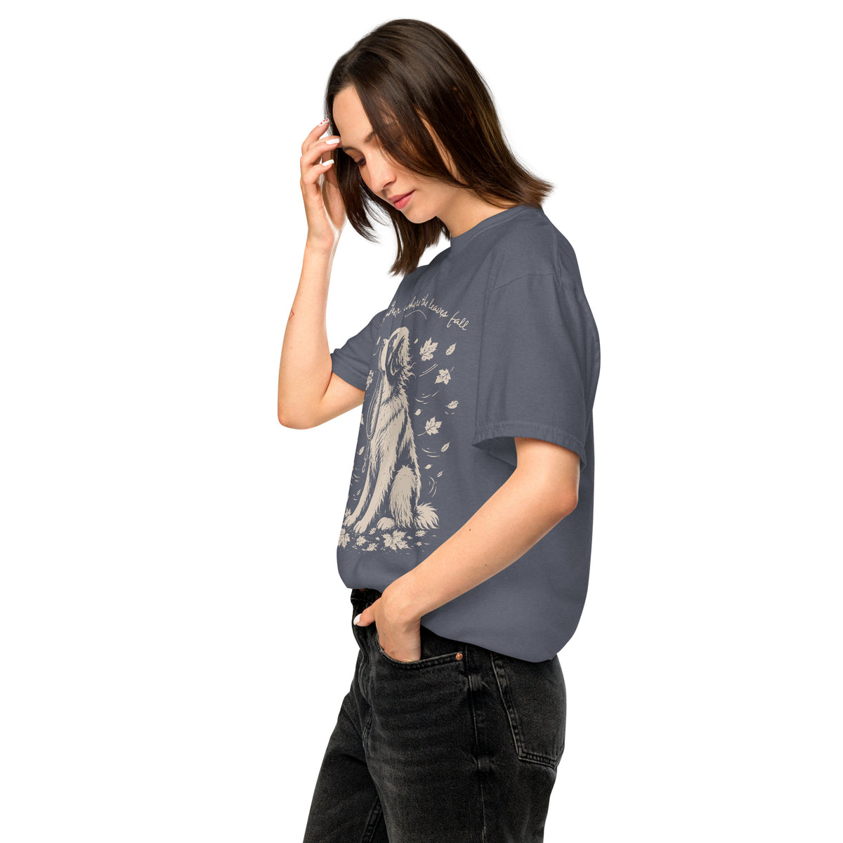 Wander Where the Leaves Fall Heavyweight T-shirt