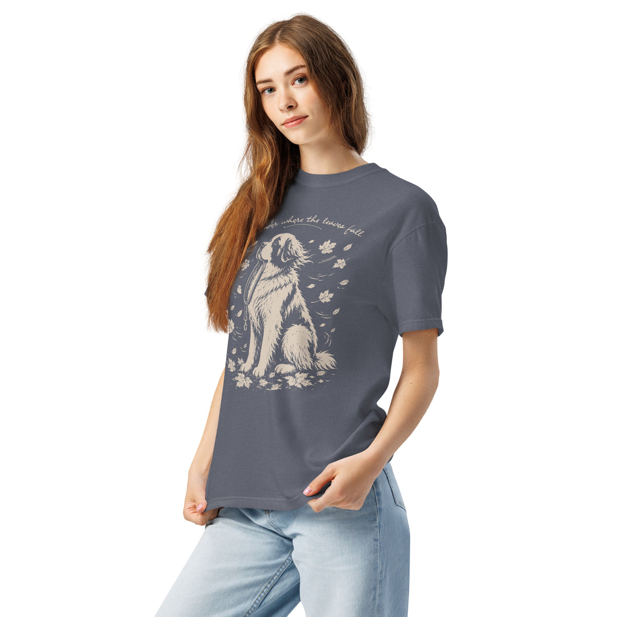 Wander Where the Leaves Fall Heavyweight T-shirt