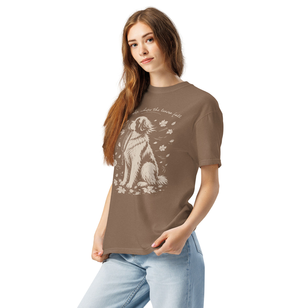 Wander Where the Leaves Fall Heavyweight T-shirt