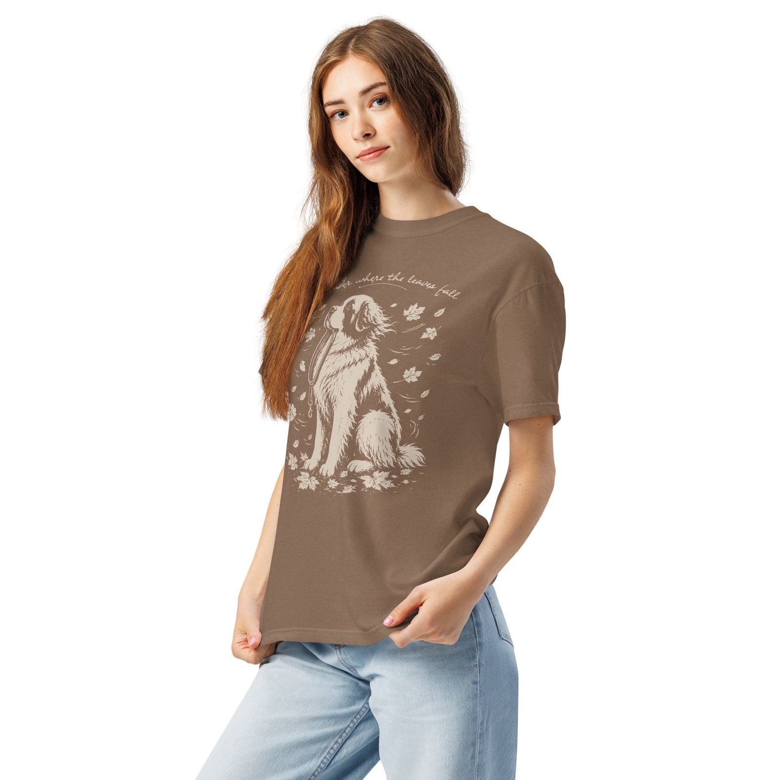 Wander Where the Leaves Fall Heavyweight T-shirt