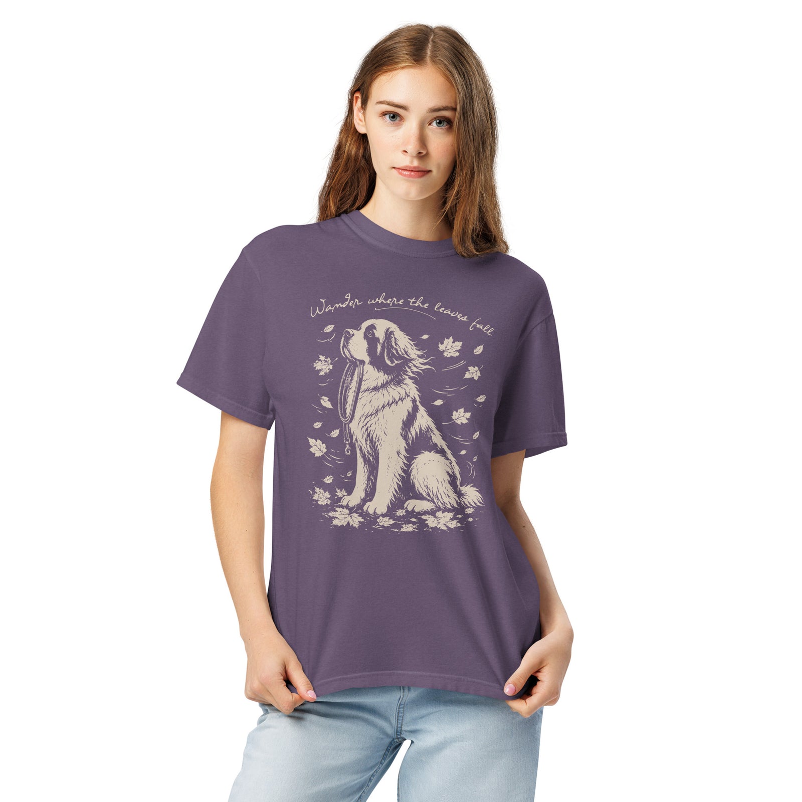 Wander Where the Leaves Fall Heavyweight T-shirt