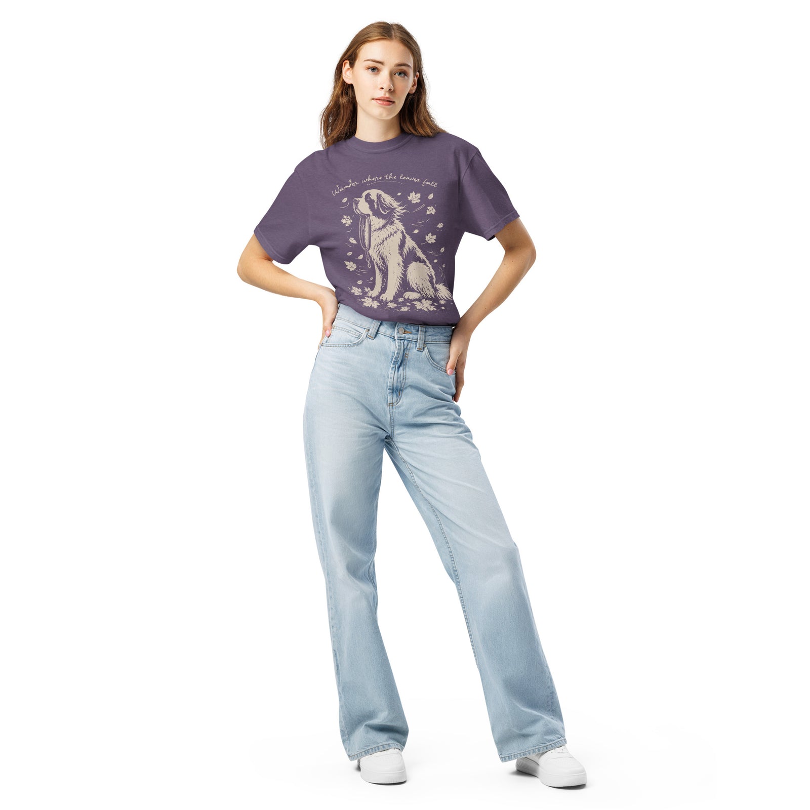 Wander Where the Leaves Fall Heavyweight T-shirt