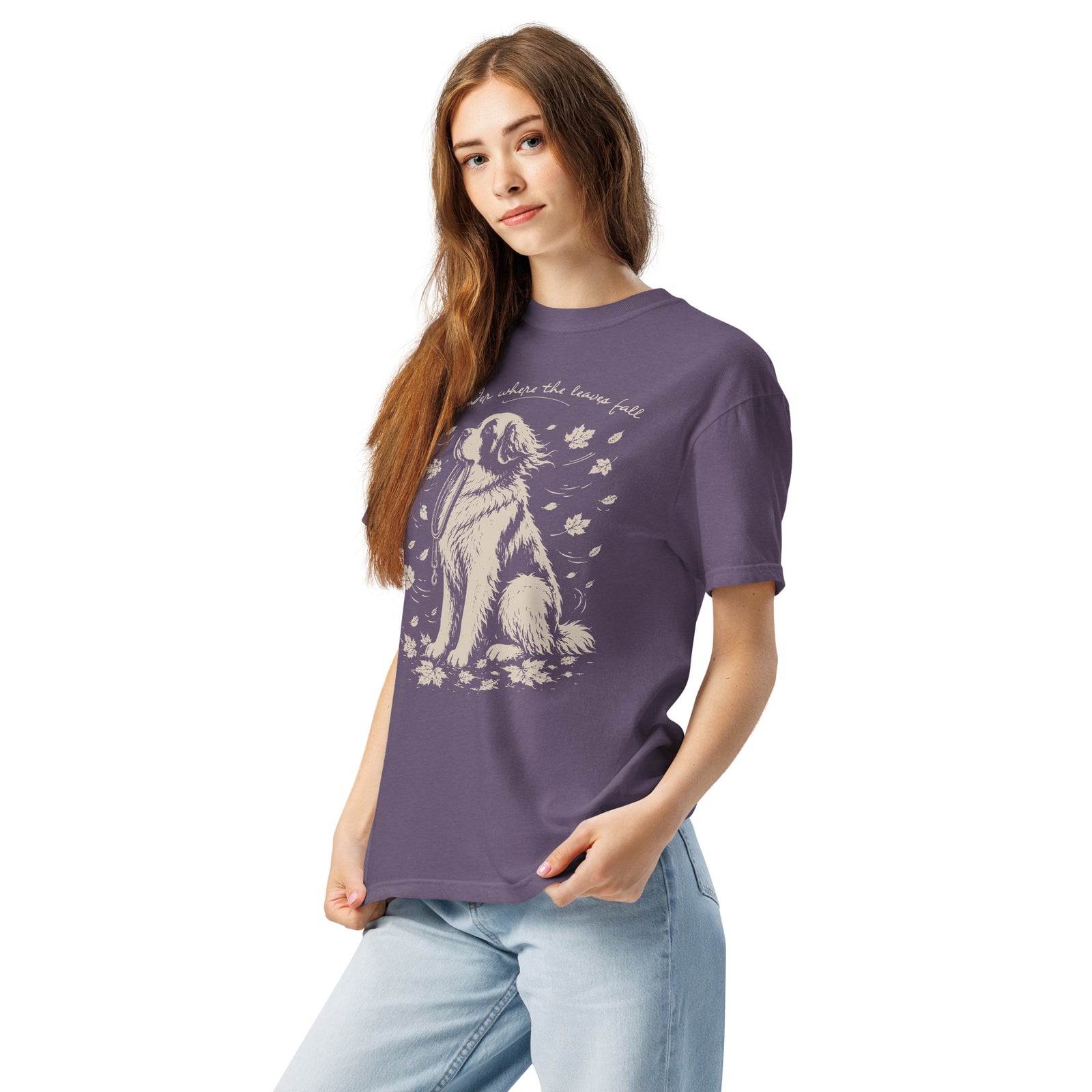 Wander Where the Leaves Fall Heavyweight T-shirt
