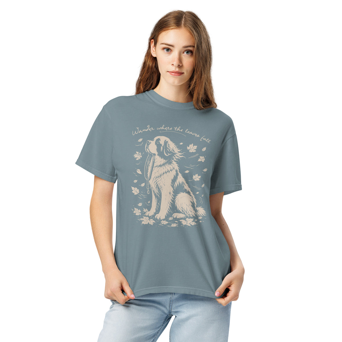 Wander Where the Leaves Fall Heavyweight T-shirt