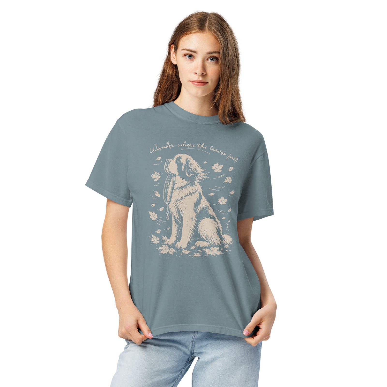 Wander Where the Leaves Fall Heavyweight T-shirt