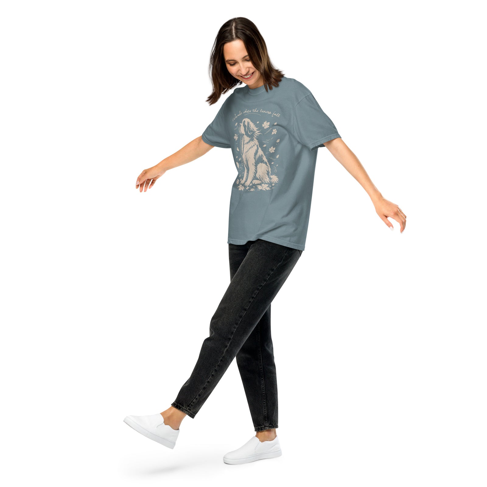Wander Where the Leaves Fall Heavyweight T-shirt
