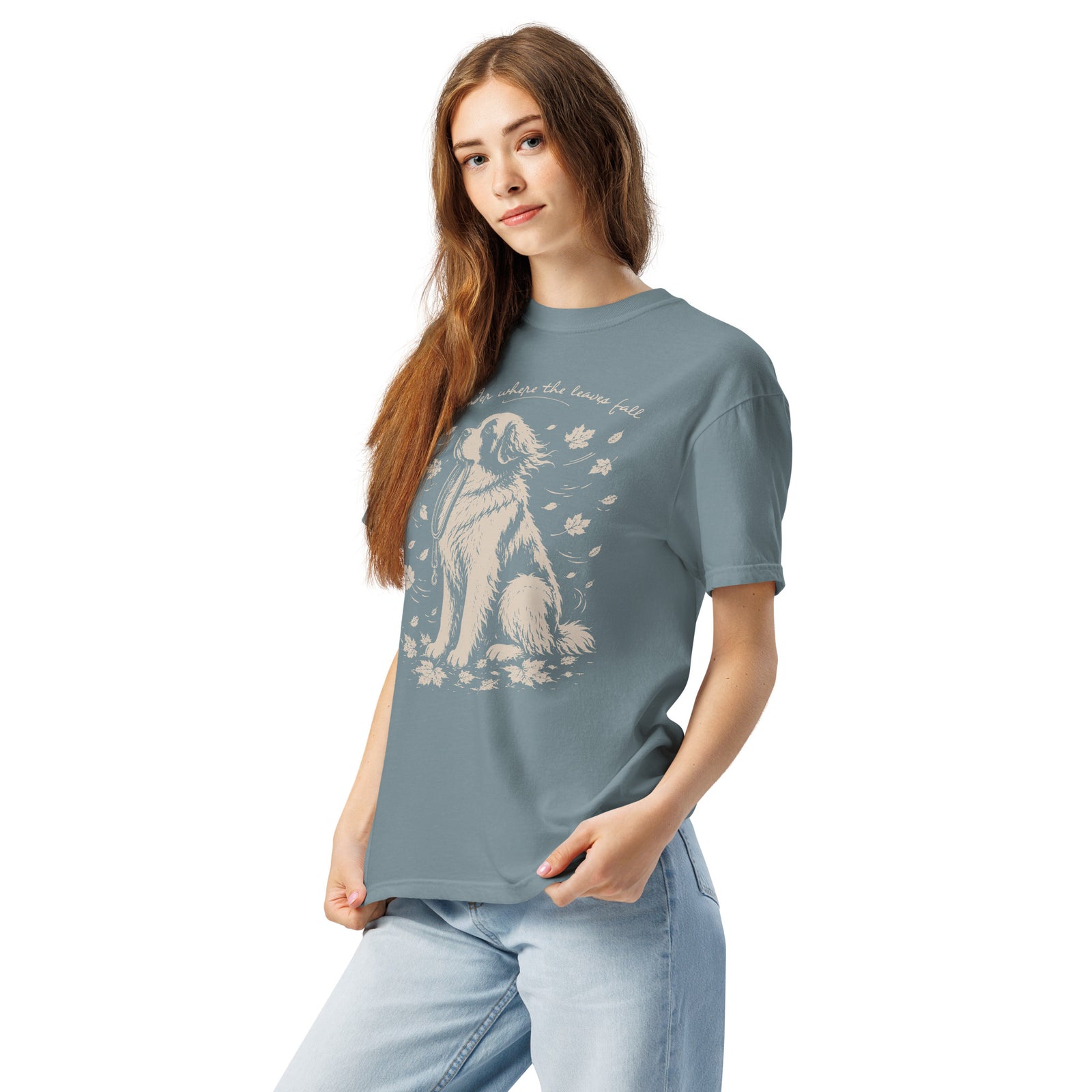 Wander Where the Leaves Fall Heavyweight T-shirt