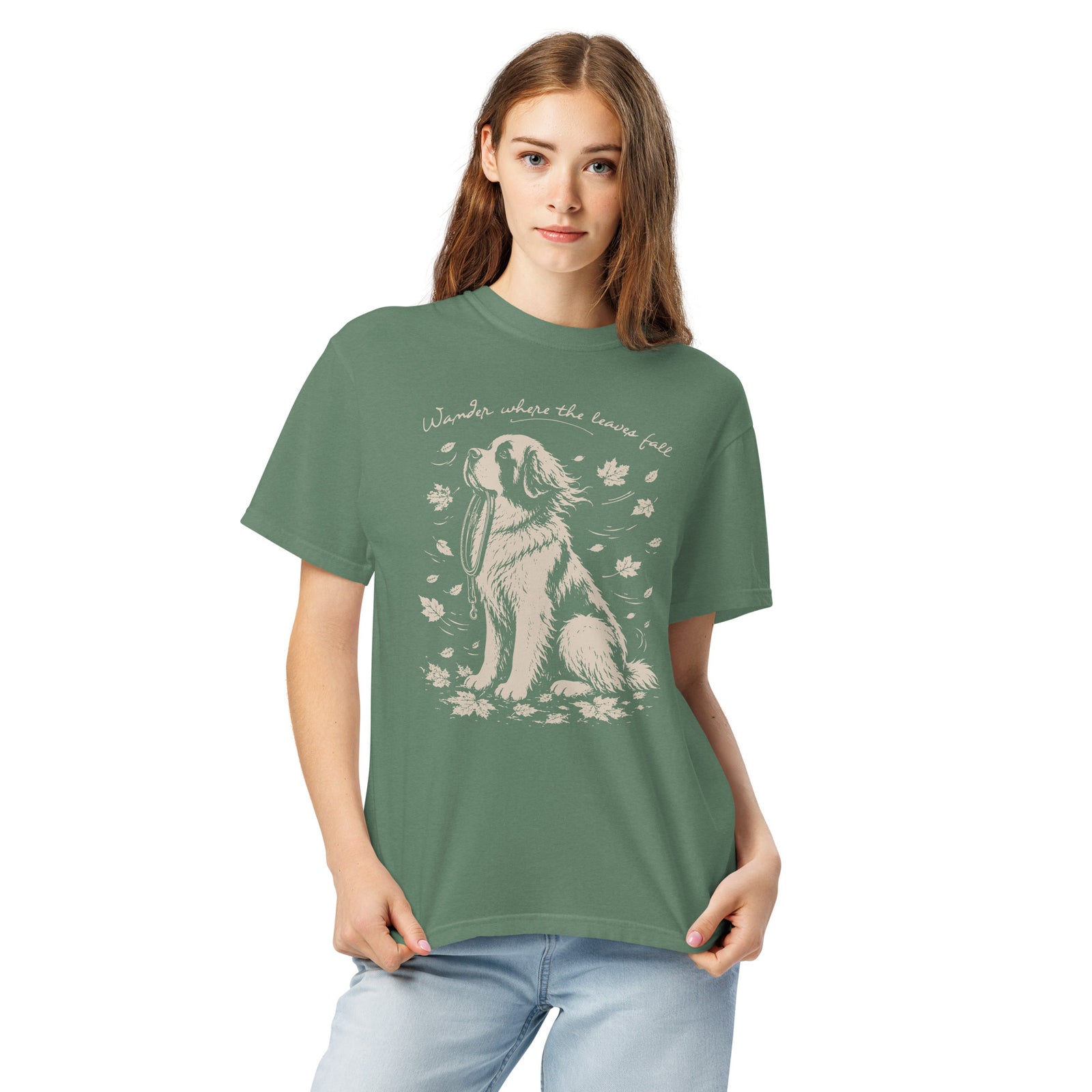 Wander Where the Leaves Fall Heavyweight T-shirt