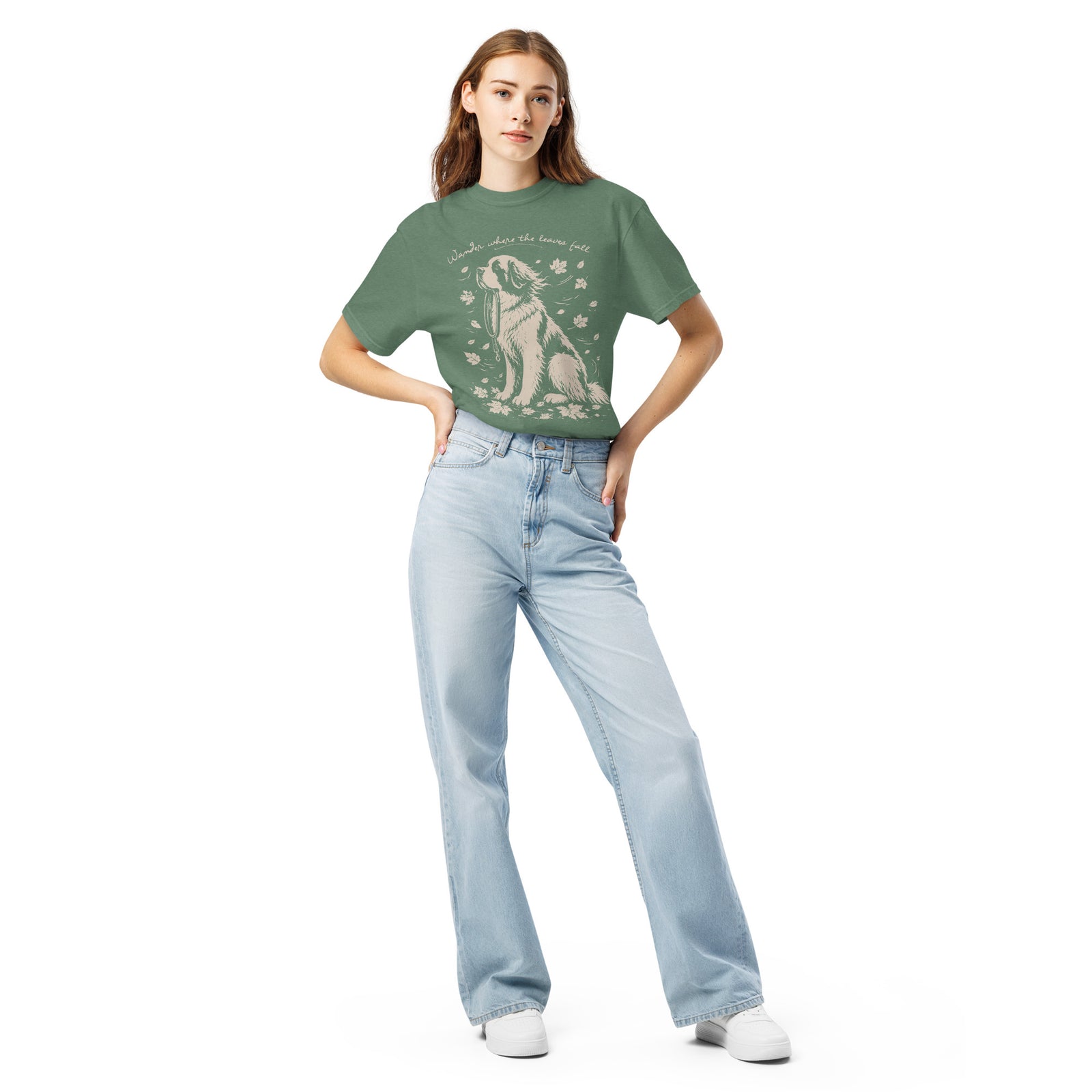 Wander Where the Leaves Fall Heavyweight T-shirt