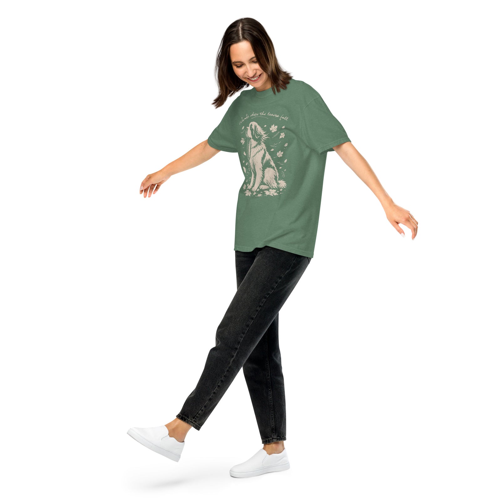 Wander Where the Leaves Fall Heavyweight T-shirt