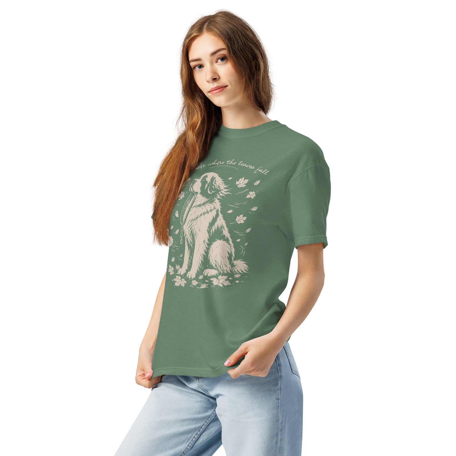 Wander Where the Leaves Fall Heavyweight T-shirt
