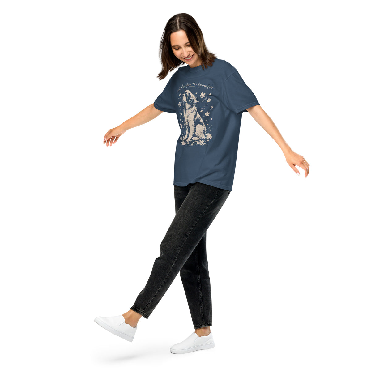 Wander Where the Leaves Fall Heavyweight T-shirt