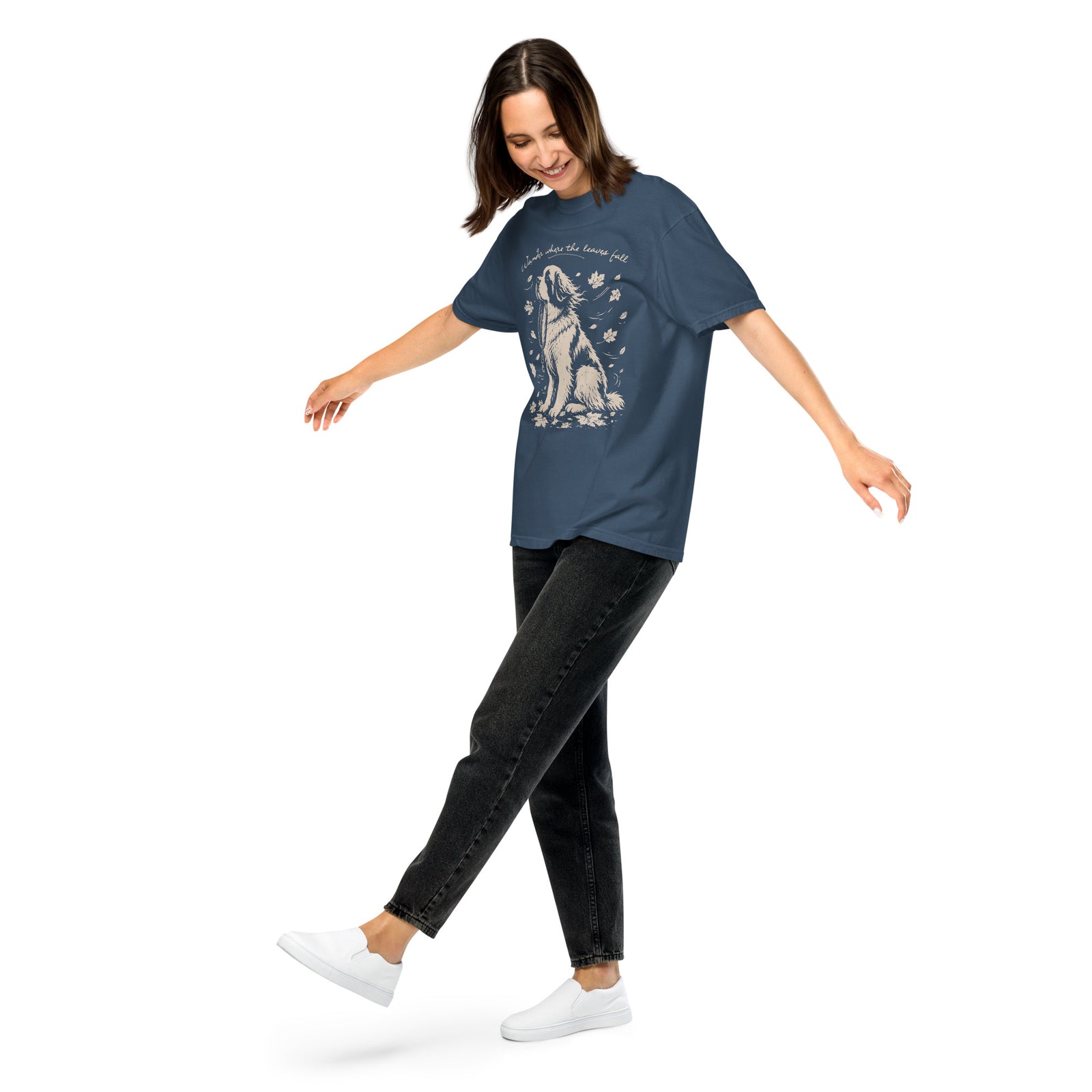Wander Where the Leaves Fall Heavyweight T-shirt