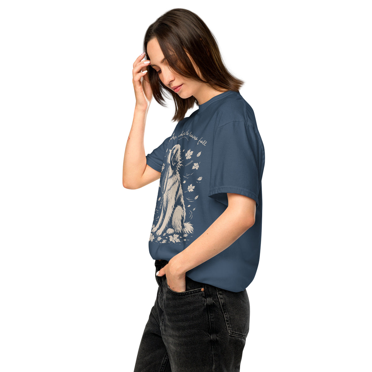 Wander Where the Leaves Fall Heavyweight T-shirt