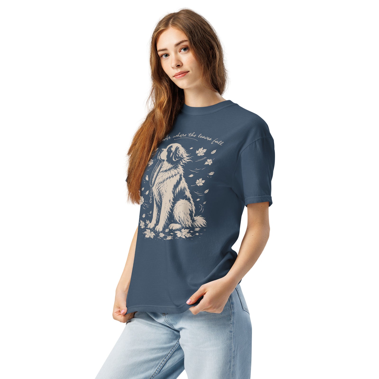 Wander Where the Leaves Fall Heavyweight T-shirt