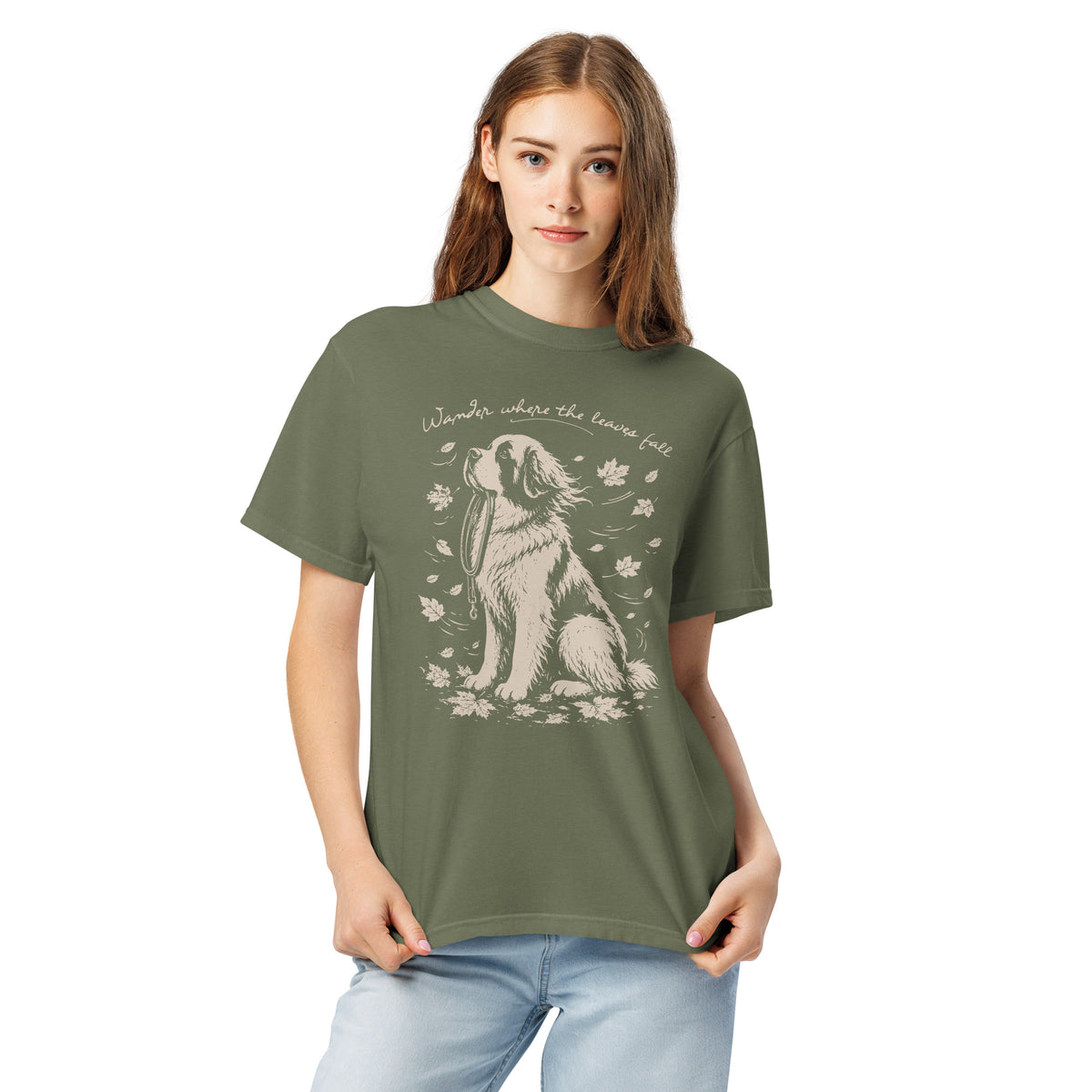 Wander Where the Leaves Fall Heavyweight T-shirt
