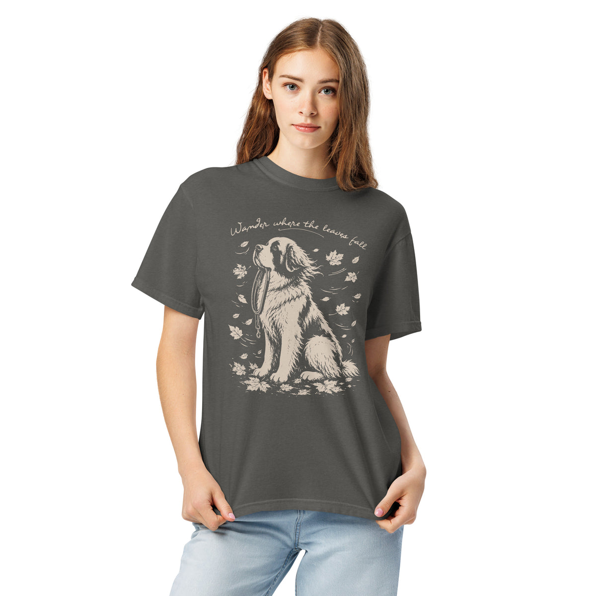 Wander Where the Leaves Fall Heavyweight T-shirt