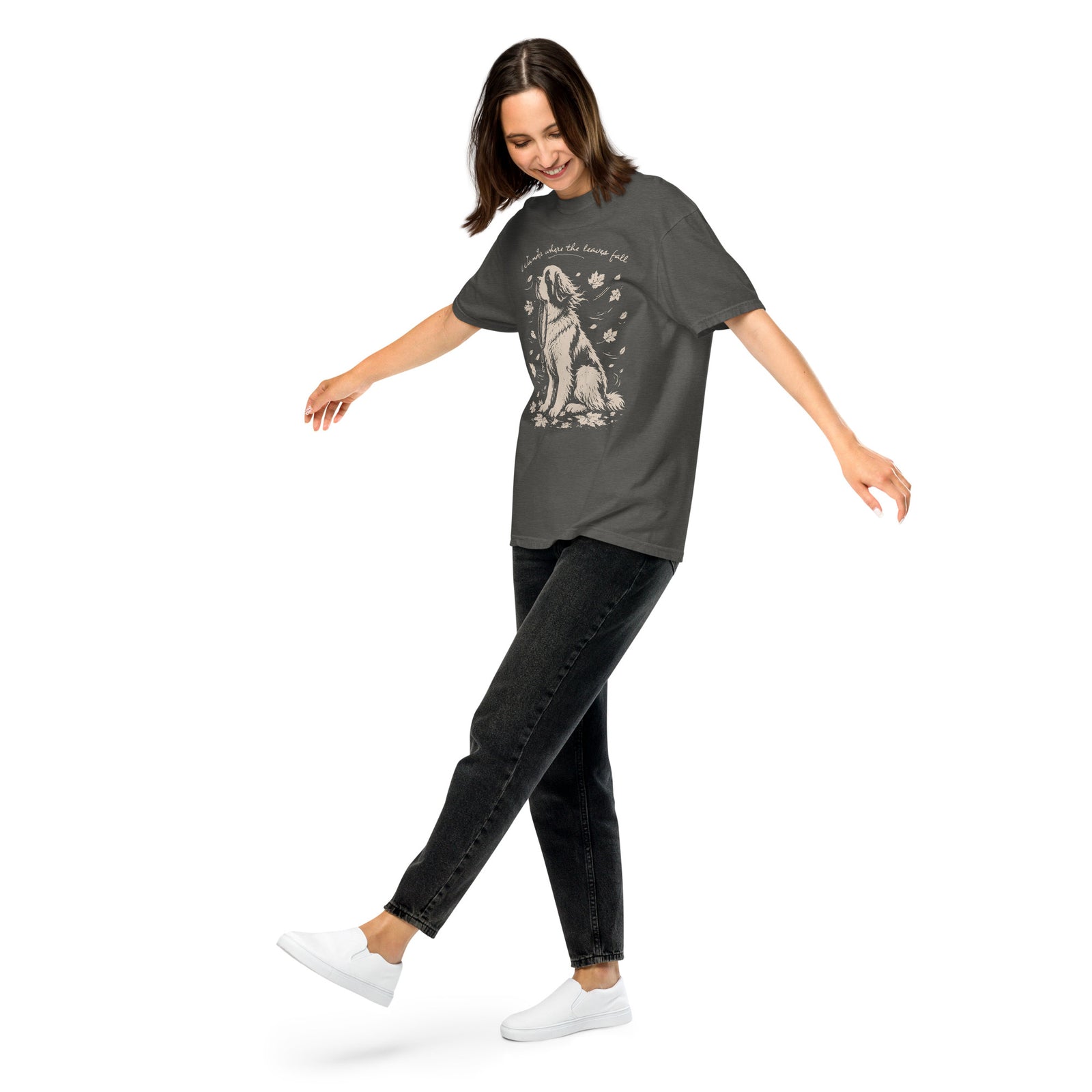 Wander Where the Leaves Fall Heavyweight T-shirt