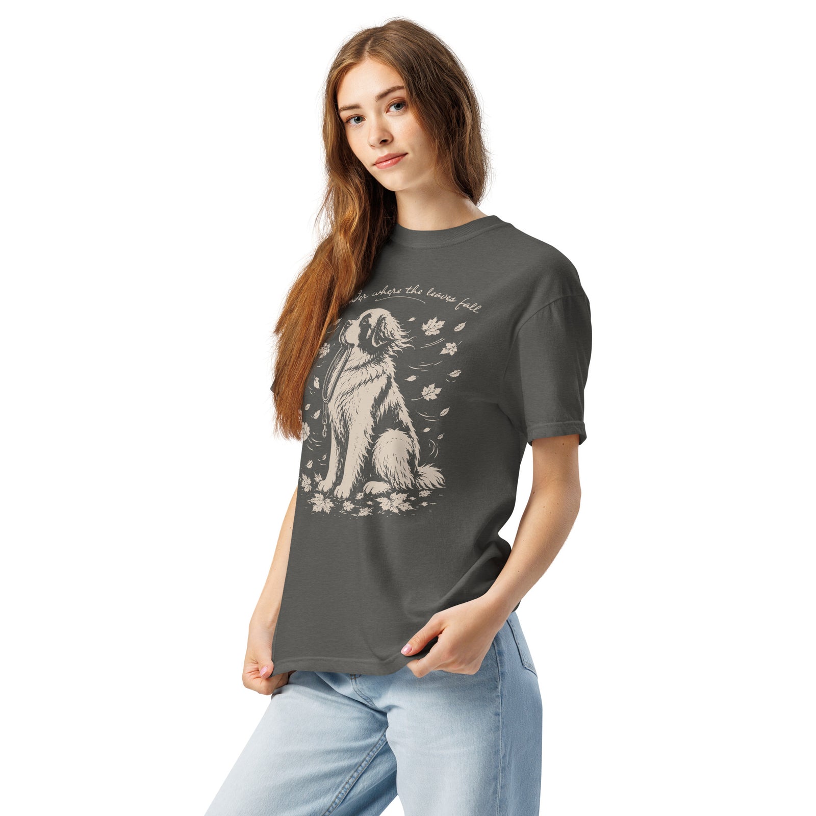Wander Where the Leaves Fall Heavyweight T-shirt