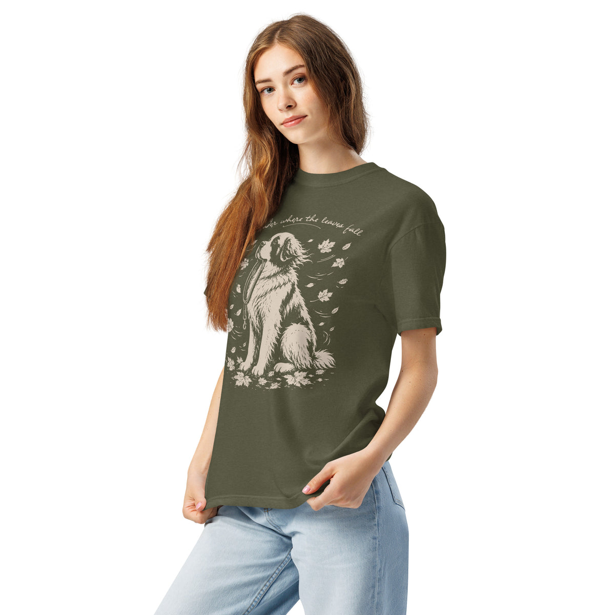 Wander Where the Leaves Fall Heavyweight T-shirt