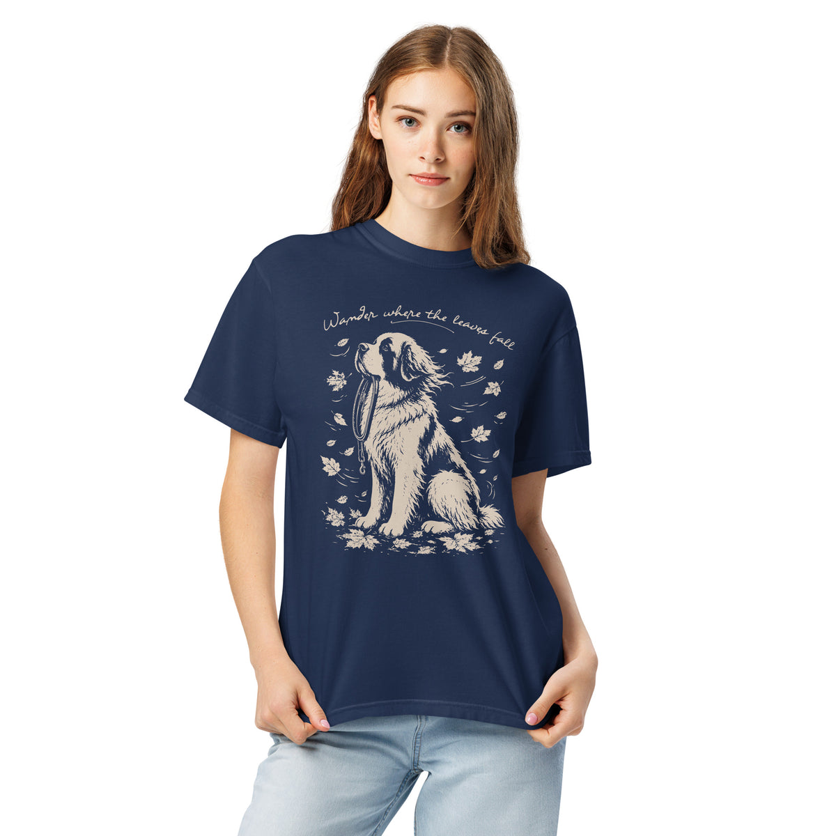 Wander Where the Leaves Fall Heavyweight T-shirt