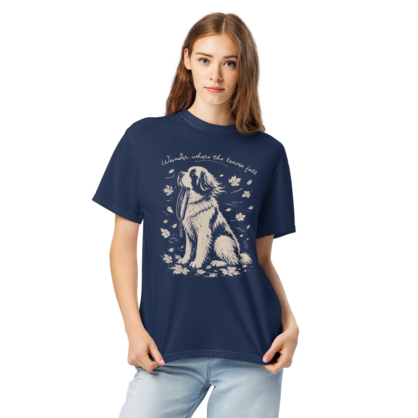 Wander Where the Leaves Fall Heavyweight T-shirt