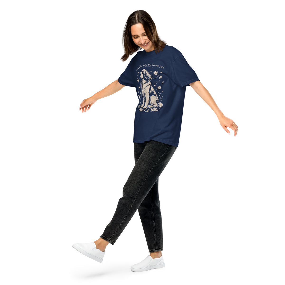Wander Where the Leaves Fall Heavyweight T-shirt