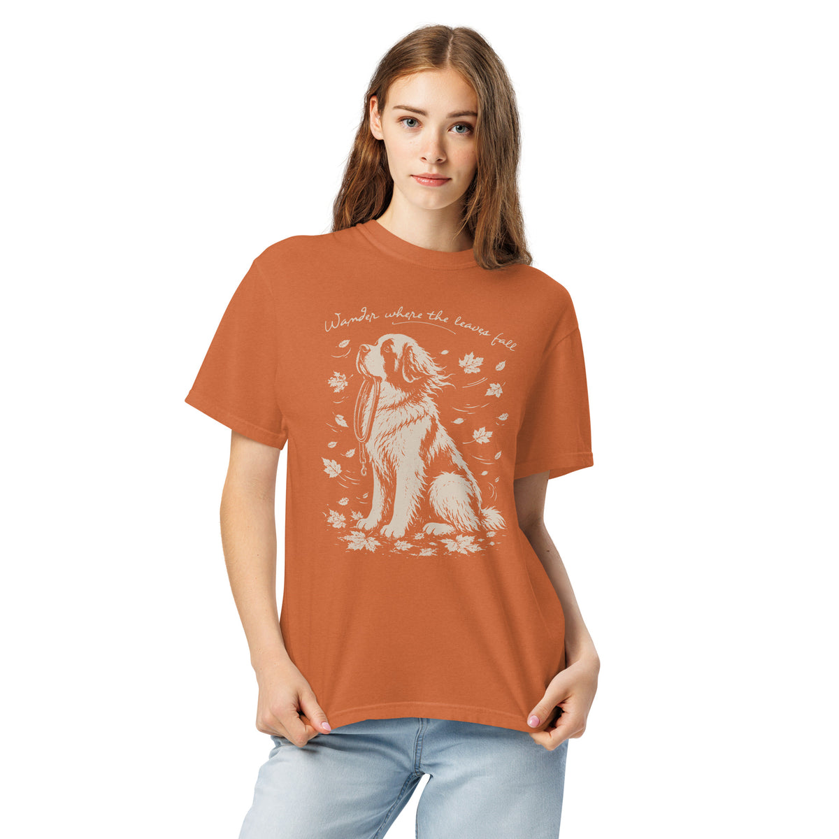 Wander Where the Leaves Fall Heavyweight T-shirt