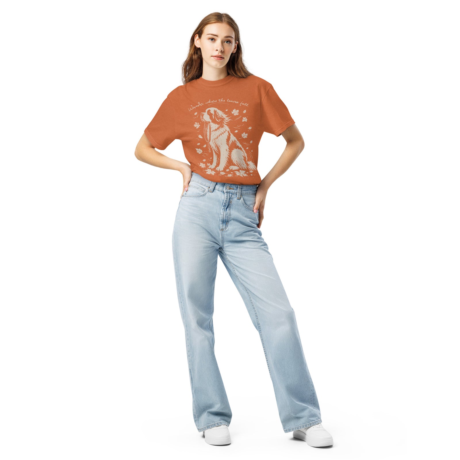 Wander Where the Leaves Fall Heavyweight T-shirt