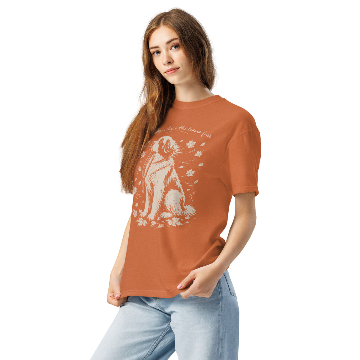 Wander Where the Leaves Fall Heavyweight T-shirt