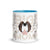 Personalized Big Dog Mom Mug + Color Inside - Lucy + Norman