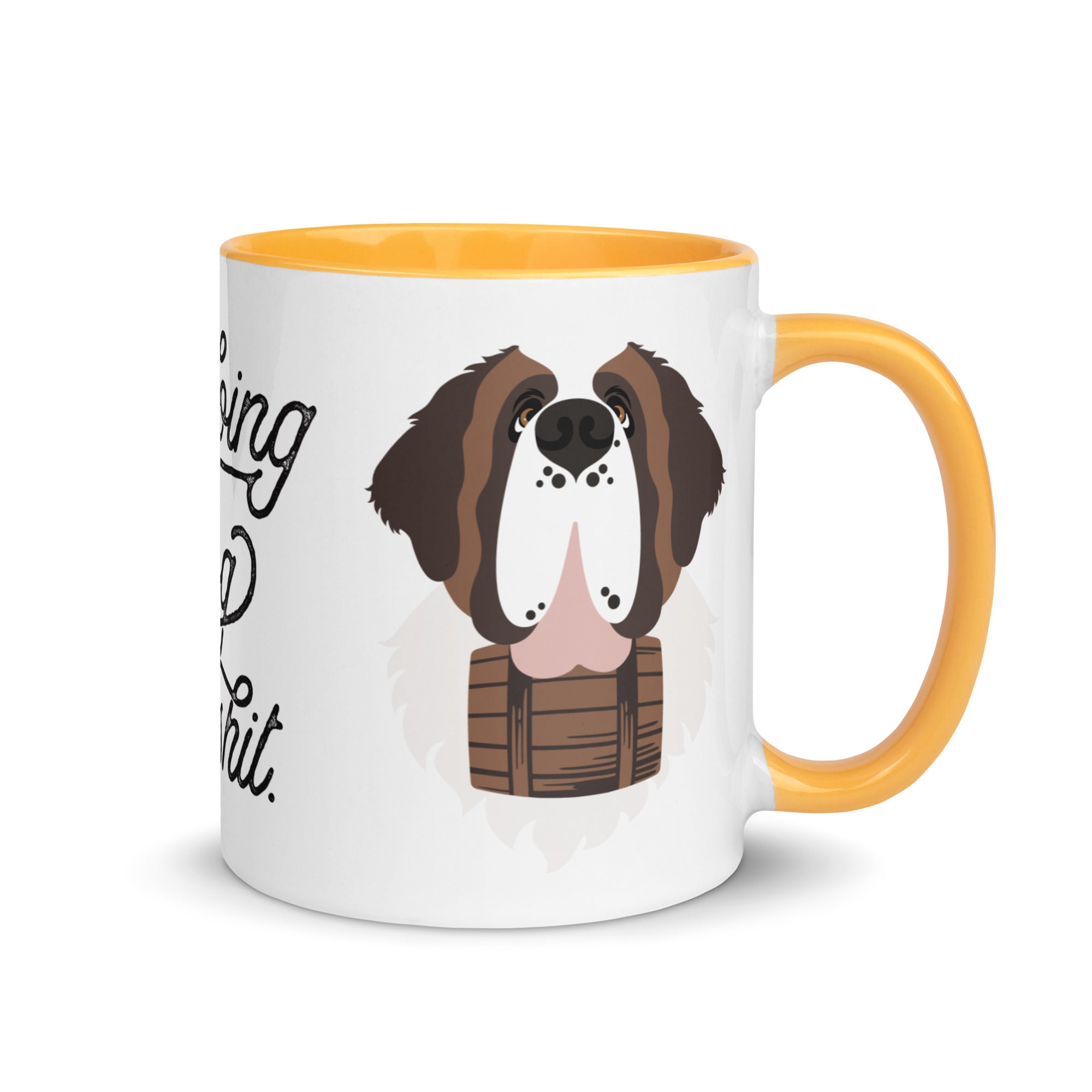 Doing Big Dog Mom Shit Mug + Color Inside