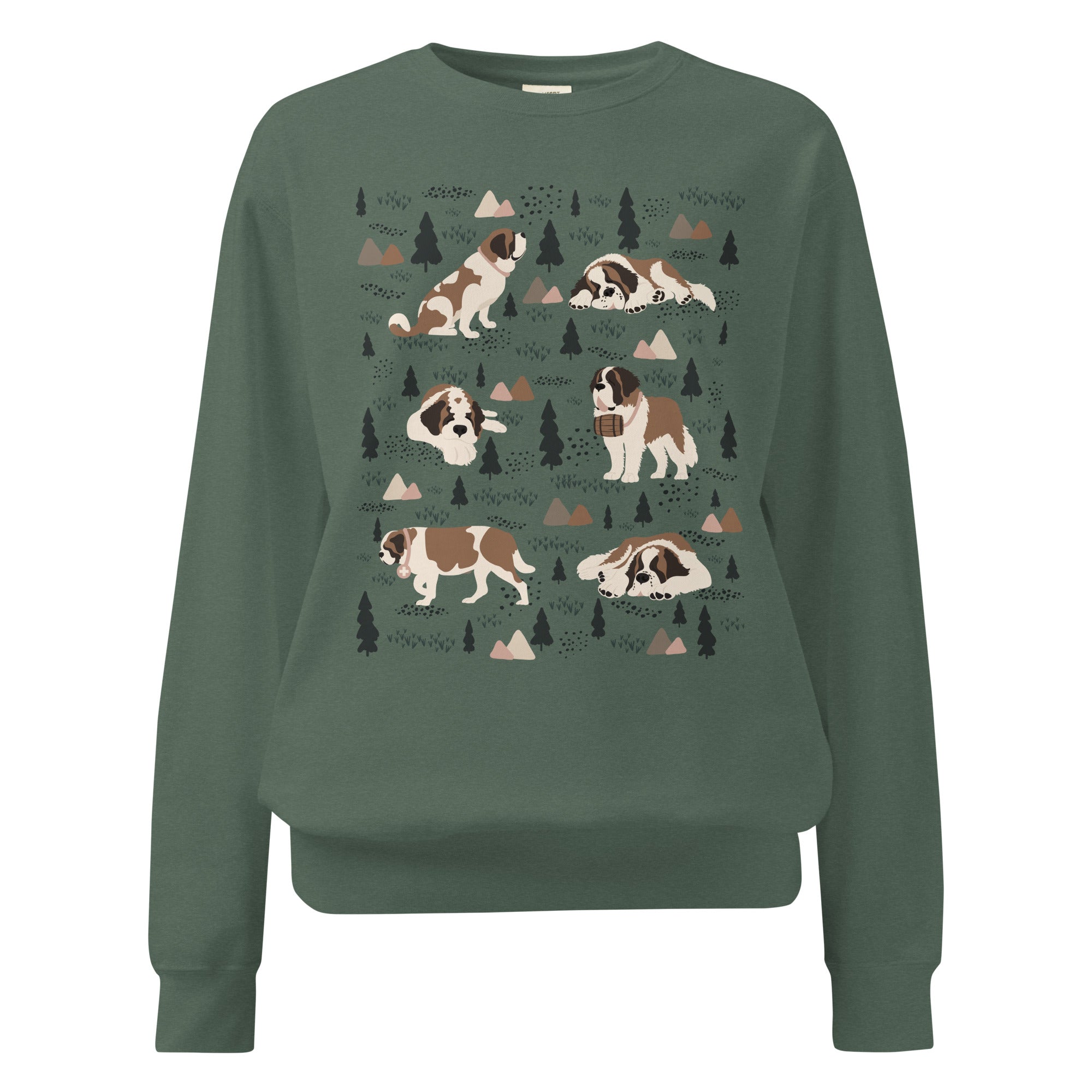 Woodland Six St Bernard Comfort Colors Sweatshirt