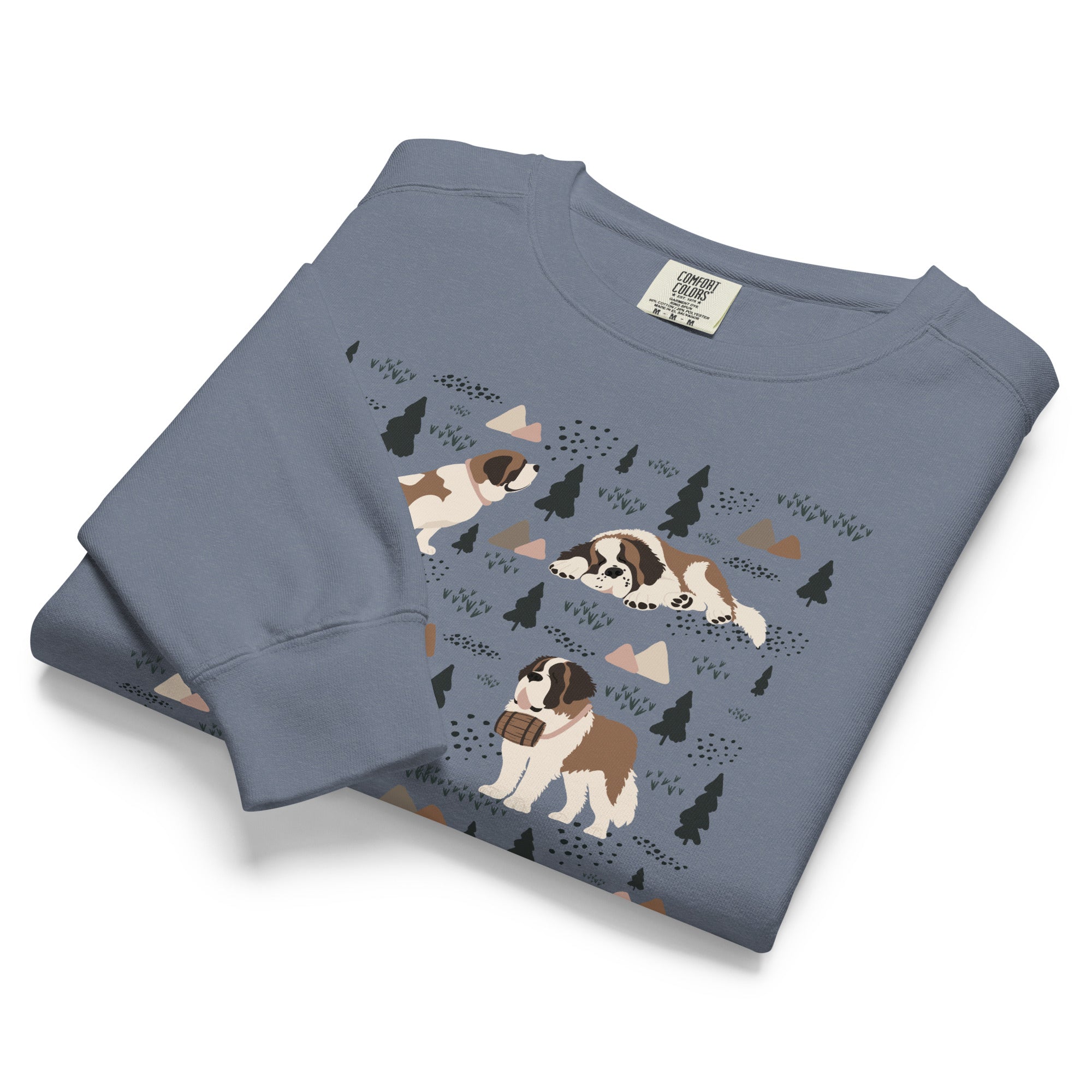 Woodland Six St Bernard Comfort Colors Sweatshirt