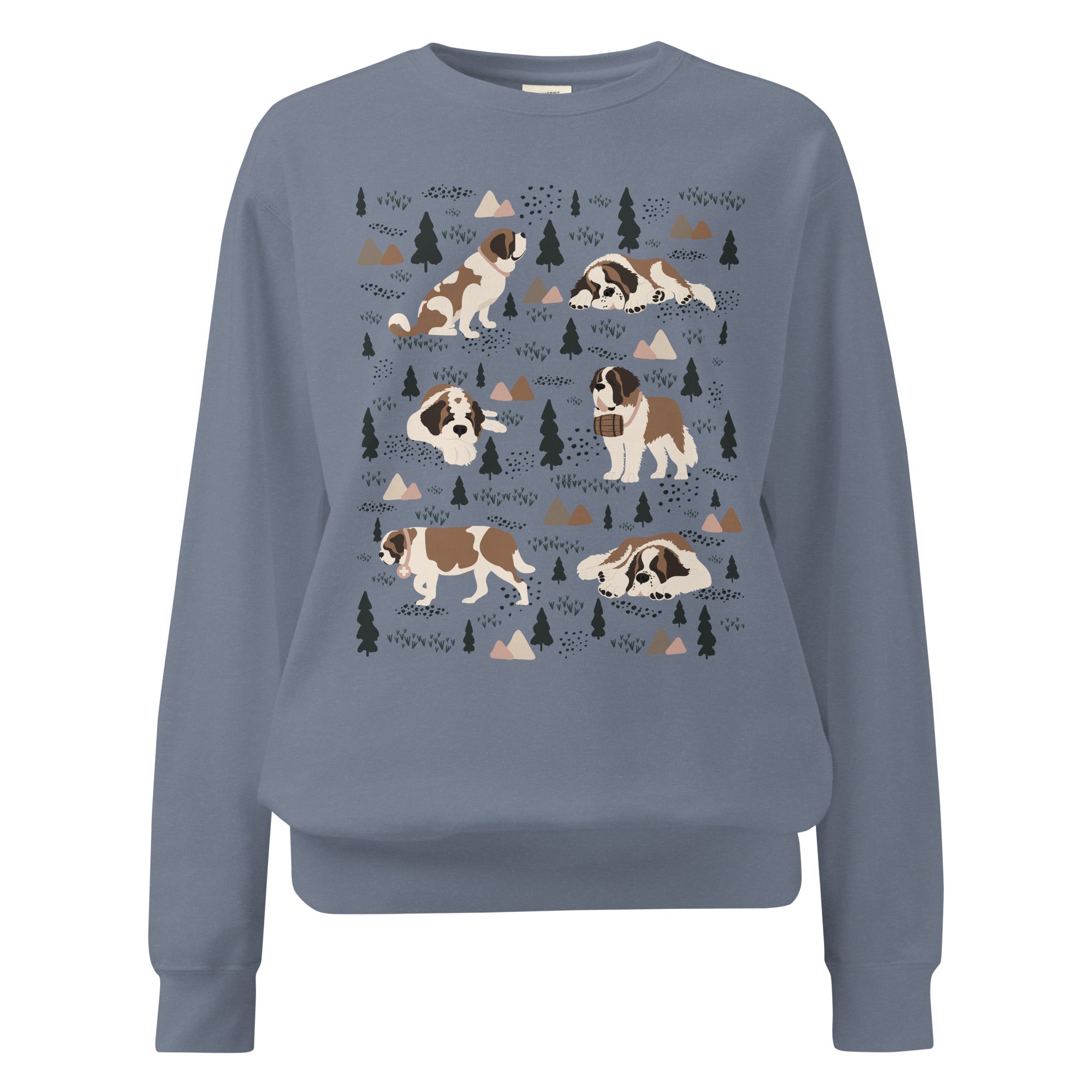 Woodland Six St Bernard Comfort Colors Sweatshirt